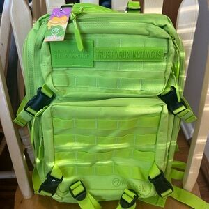 WolfPak Neon Green Backpack